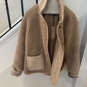 Alex Mill Beige Teddy Jacket